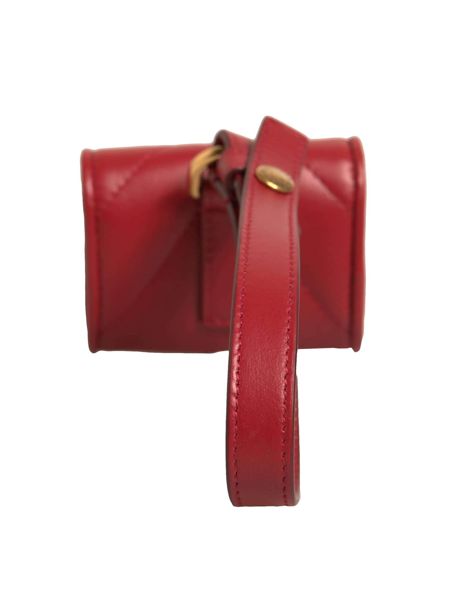 Dolce & Gabbana Black Leather Devotion Heart Strap Airpod Case - Image 4