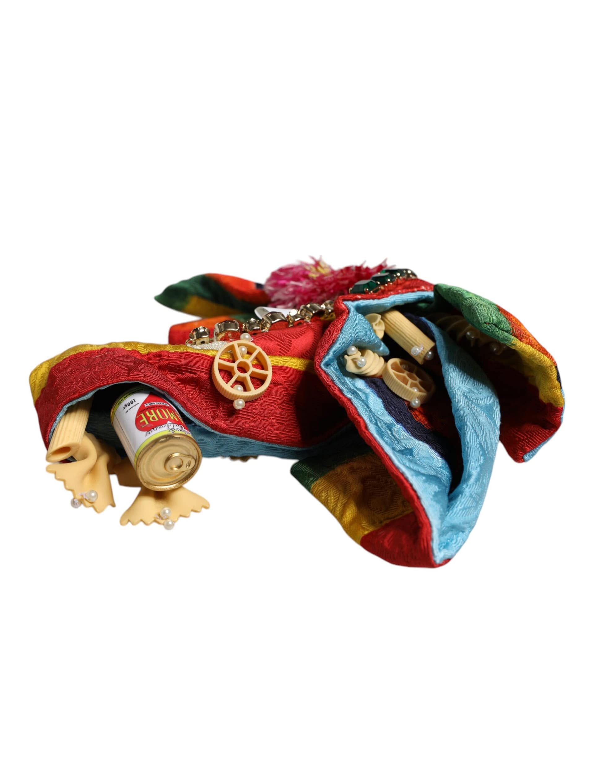 Dolce & Gabbana Multicolor Floral Crystal Embellished Diadem Headband - Image 4