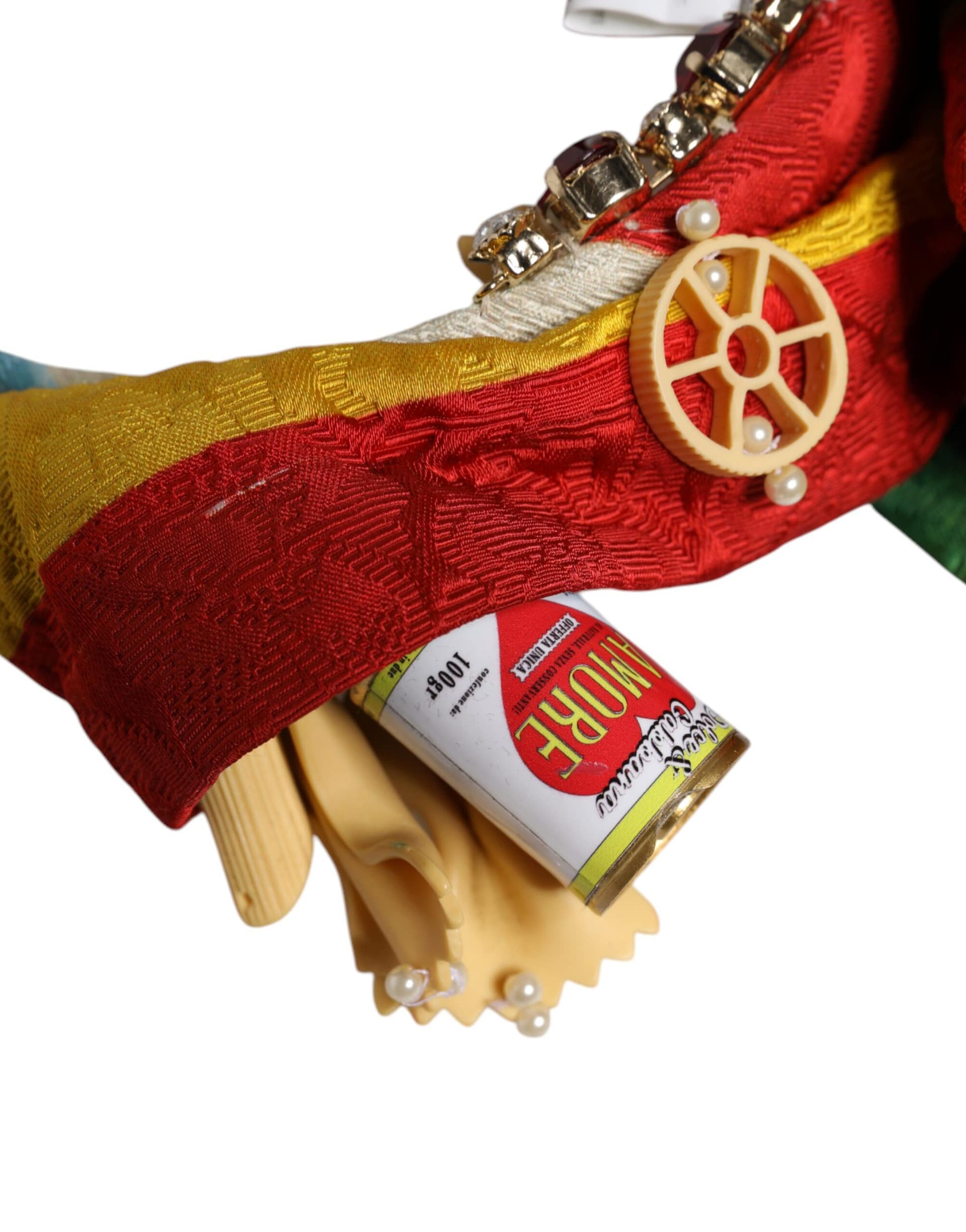 Dolce & Gabbana Multicolor Floral Crystal Embellished Diadem Headband - Image 8