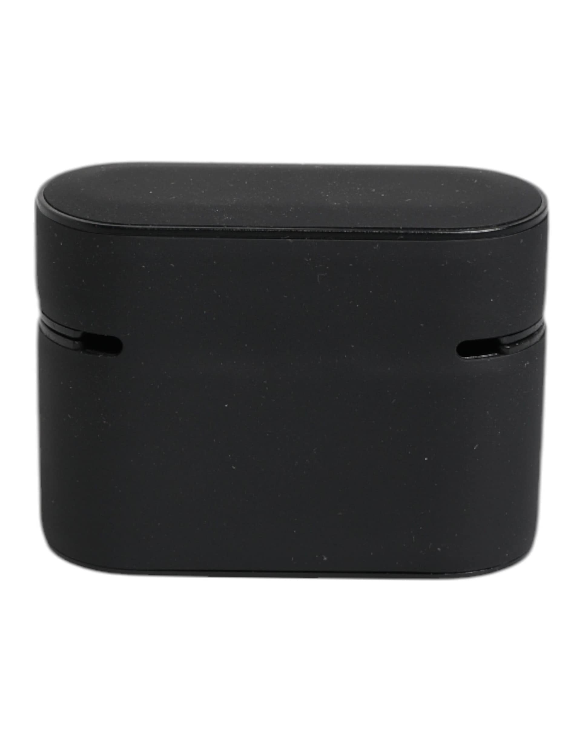 Dolce & Gabbana Black Orange Silicone Embossed Logo Airpods Case - Image 4