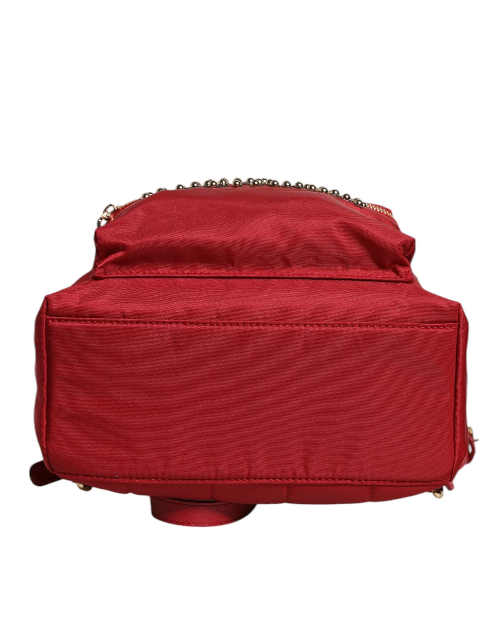 Dolce & Gabbana Red #DGFAMILY VULCANO Embellishment Backpack Bag - Image 5