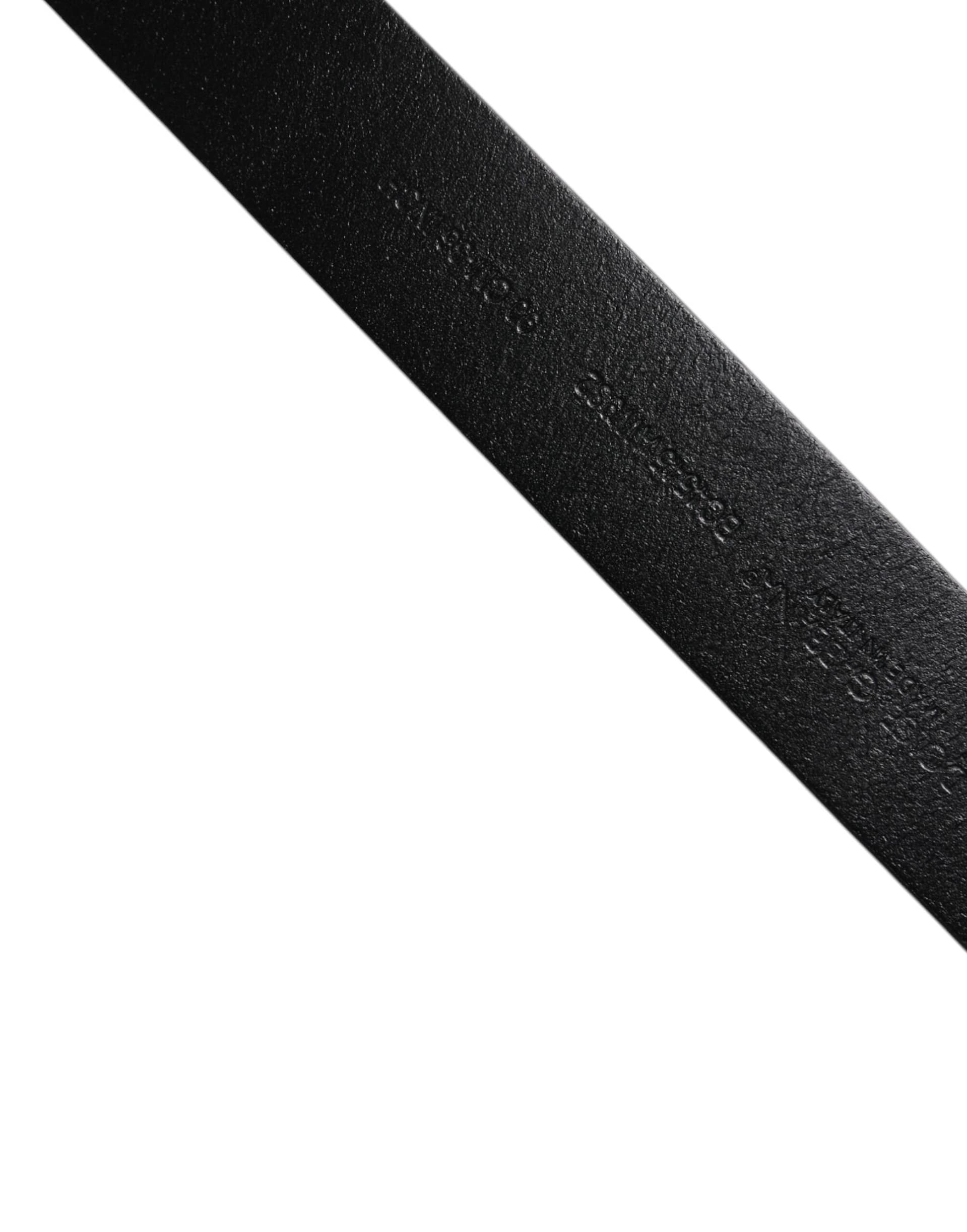 Dolce & Gabbana Brown Calf Leather Classic Metal Buckle Belt - Image 5