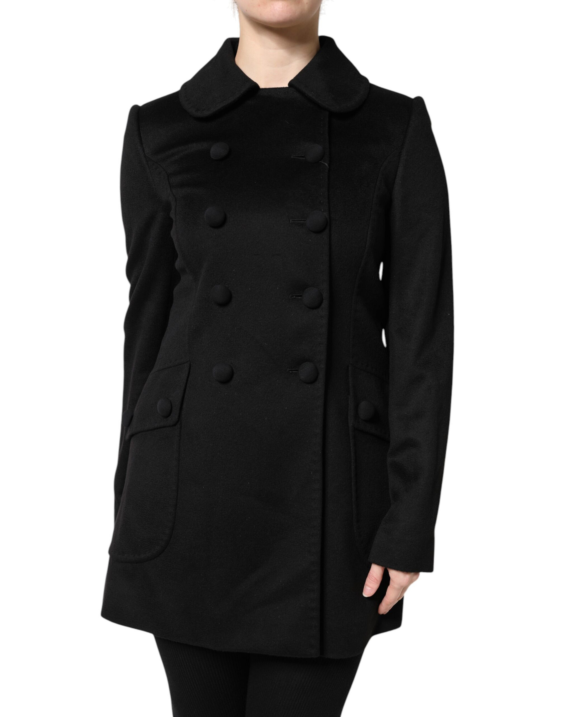 Dolce & Gabbana Black Wool Sartoria Italiano Blazer Jacket - Image 2