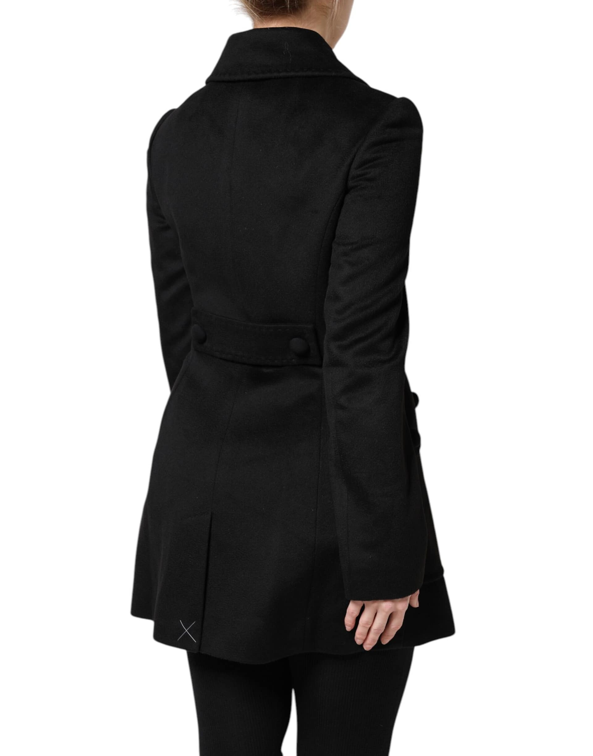 Dolce & Gabbana Black Wool Sartoria Italiano Blazer Jacket - Image 5