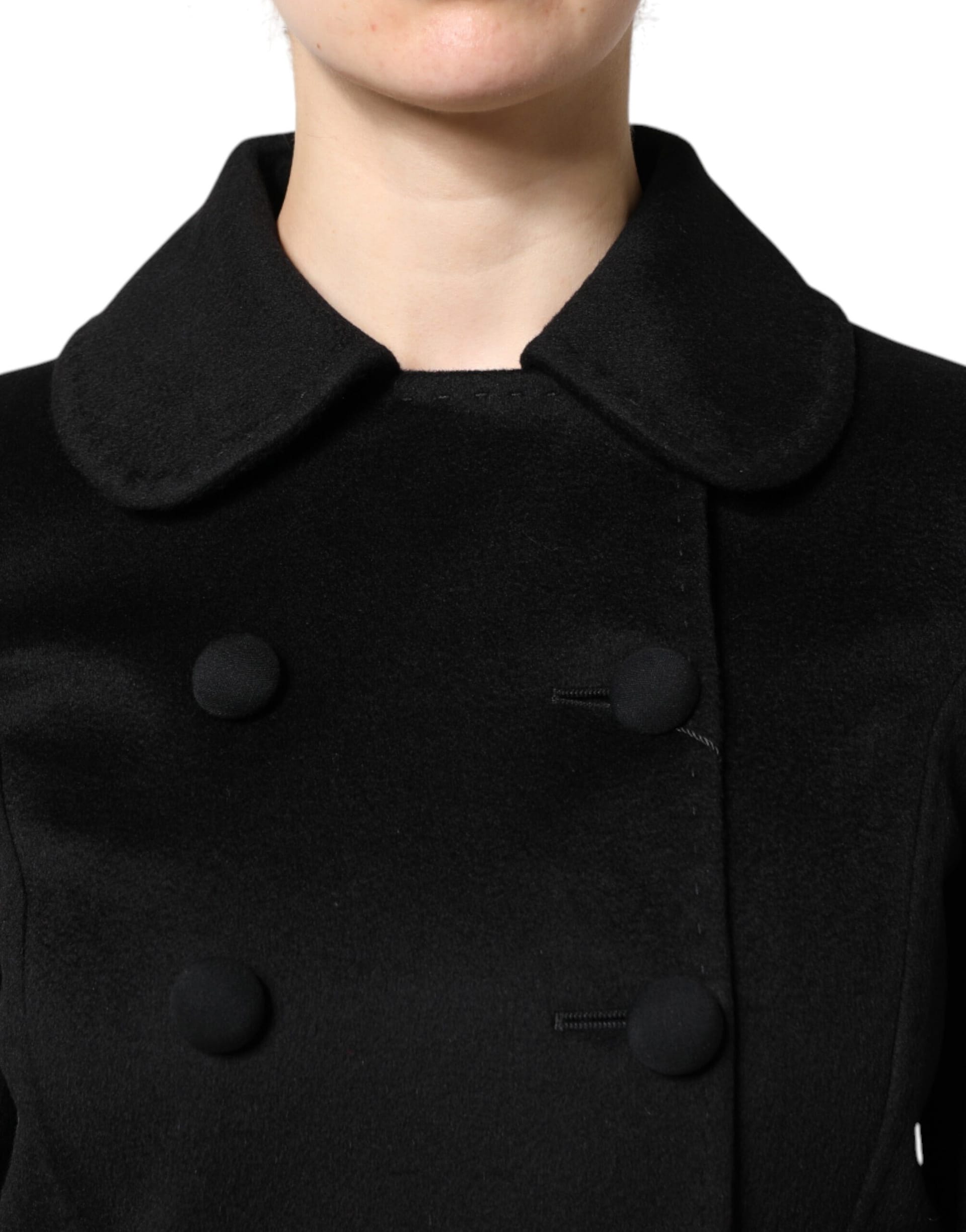 Dolce & Gabbana Black Wool Sartoria Italiano Blazer Jacket - Image 6