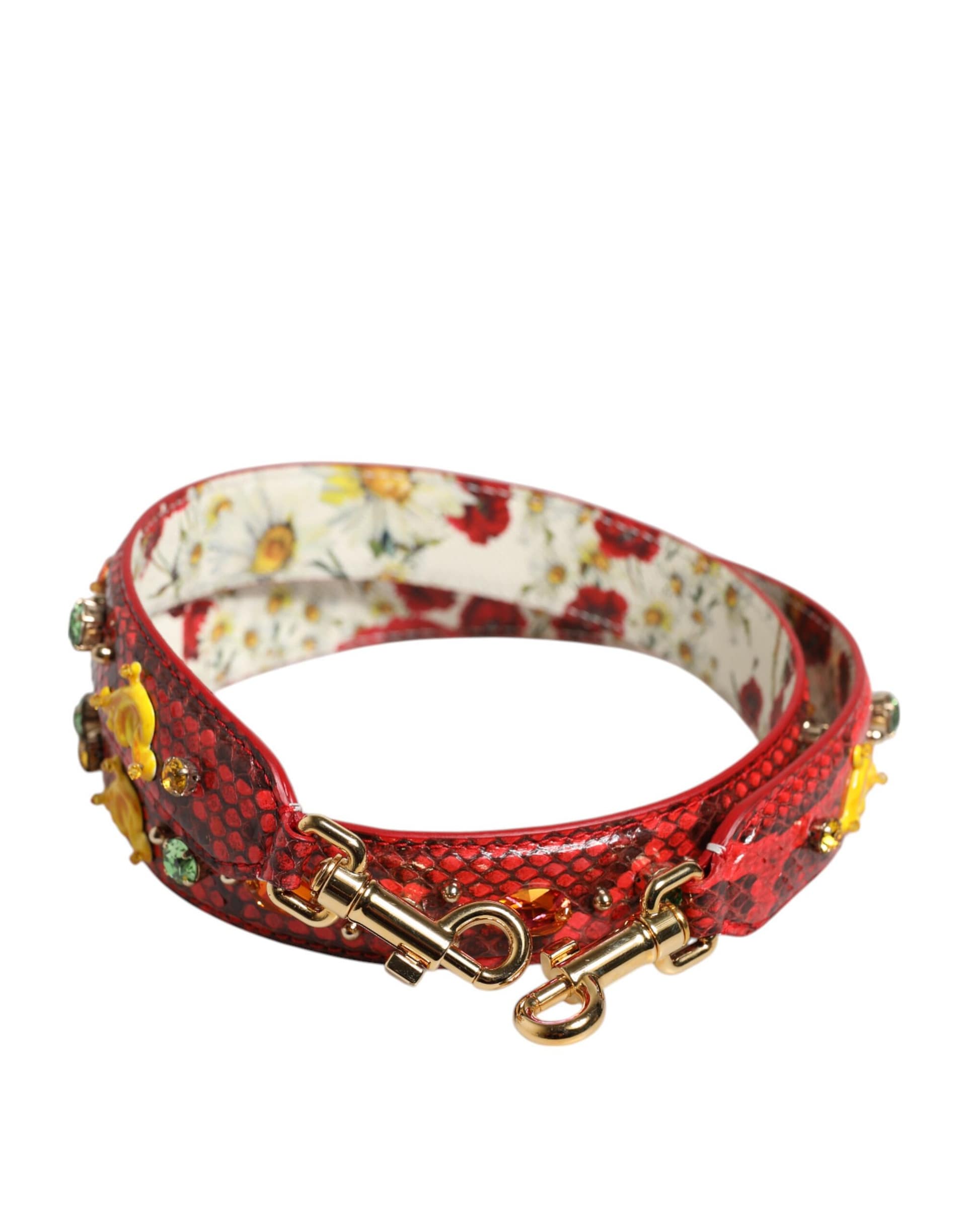 Dolce & Gabbana Multicolor Embellished Handbag Accessory Shoulder Strap - Image 2