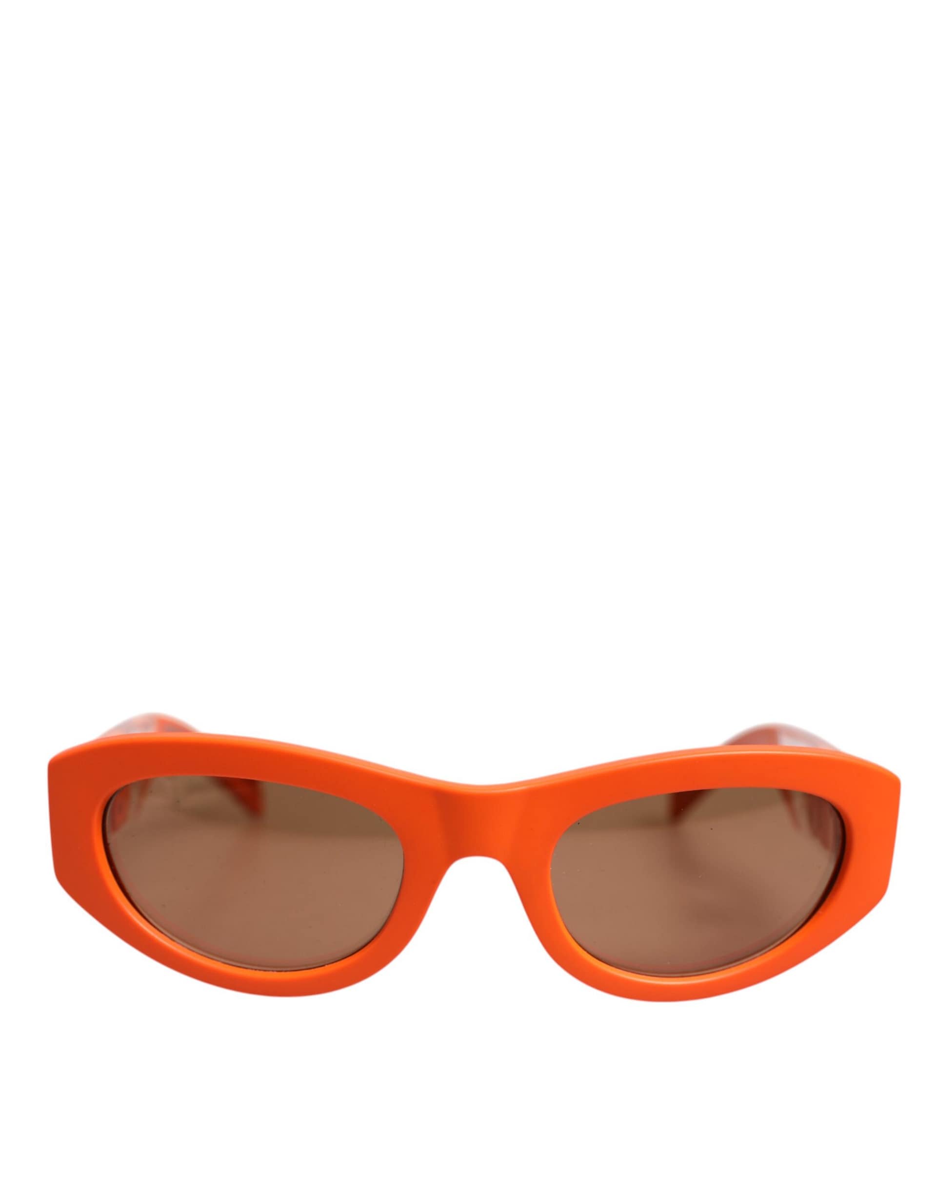 Dolce & Gabbana Orange Reborn To Live Oval Frame Logo Eyewear Sunglasses - Image 2