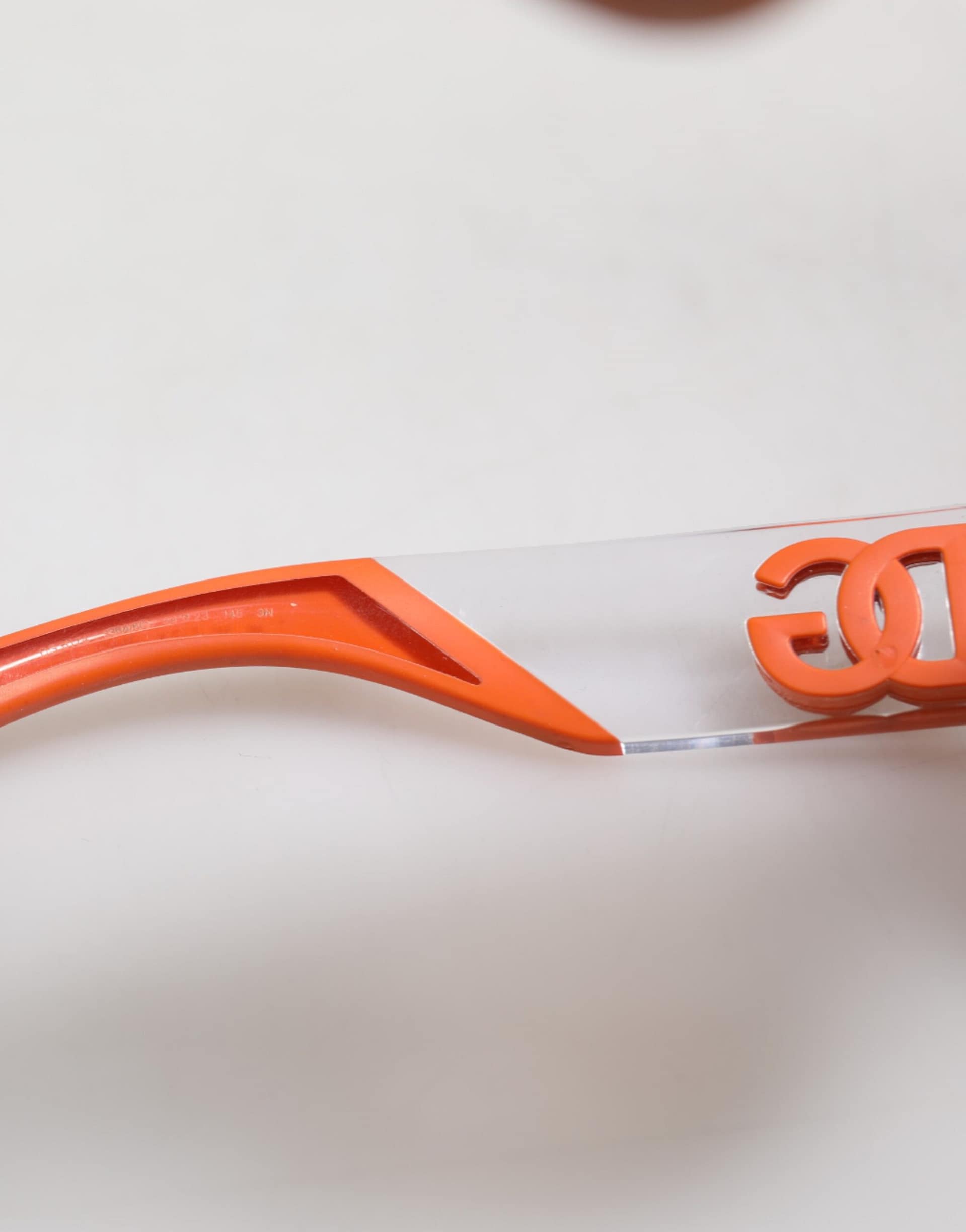 Dolce & Gabbana Orange Reborn To Live Oval Frame Logo Eyewear Sunglasses - Image 5