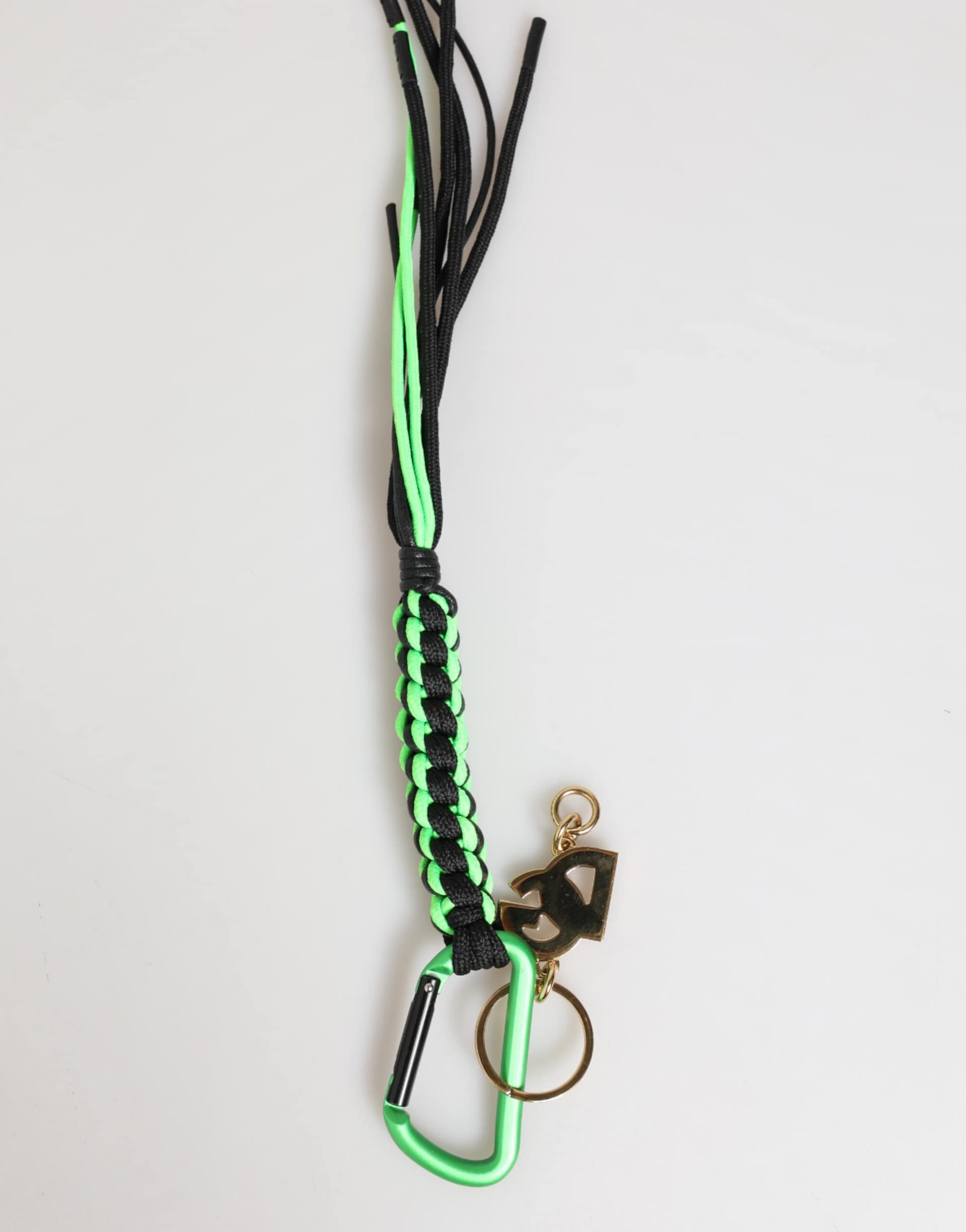 Dolce & Gabbana Multicolor Polyester Tape String DG Logo Keychain Keyring - Image 3