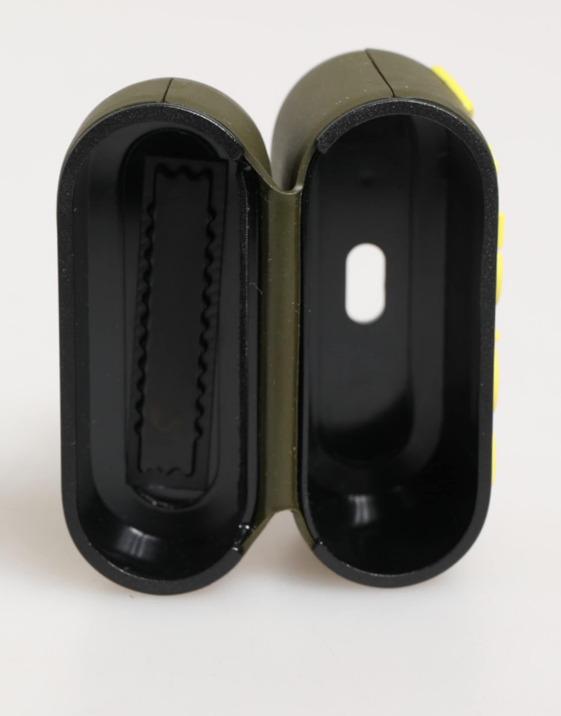 Dolce & Gabbana Army Green Rubber Logo Embossed Accessory Airpods Case - Image 6