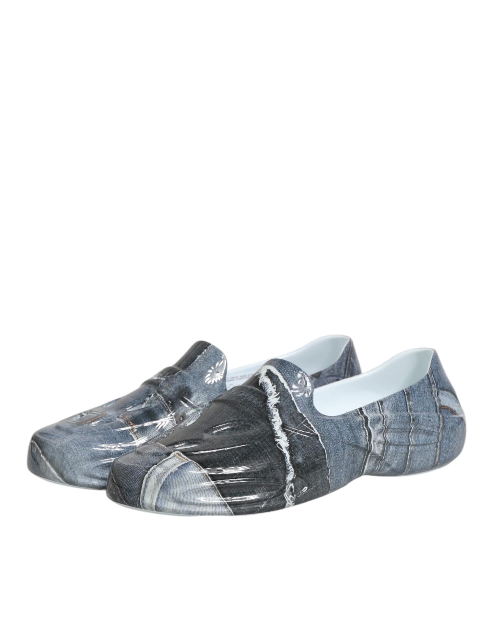 Dolce & Gabbana Multicolor Rubber Men Low Top Sneakers Shoes - Image 5