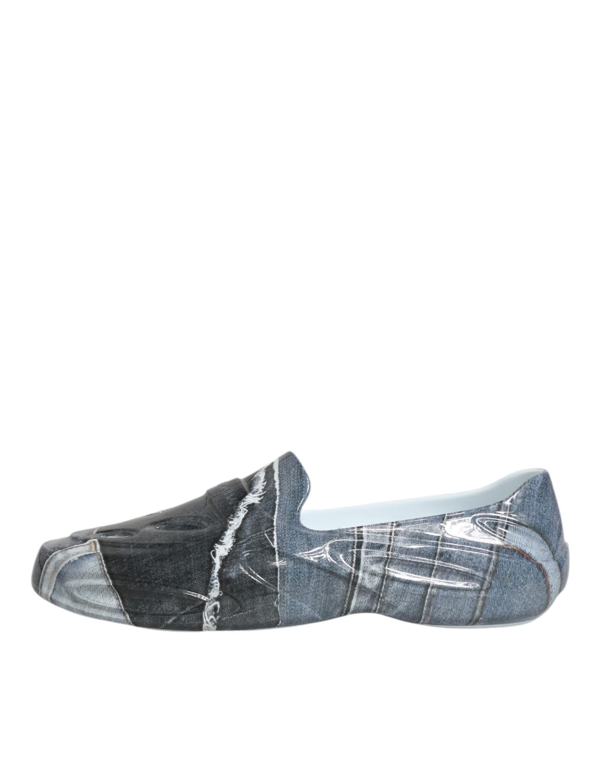 Dolce & Gabbana Multicolor Rubber Men Low Top Sneakers Shoes - Image 7