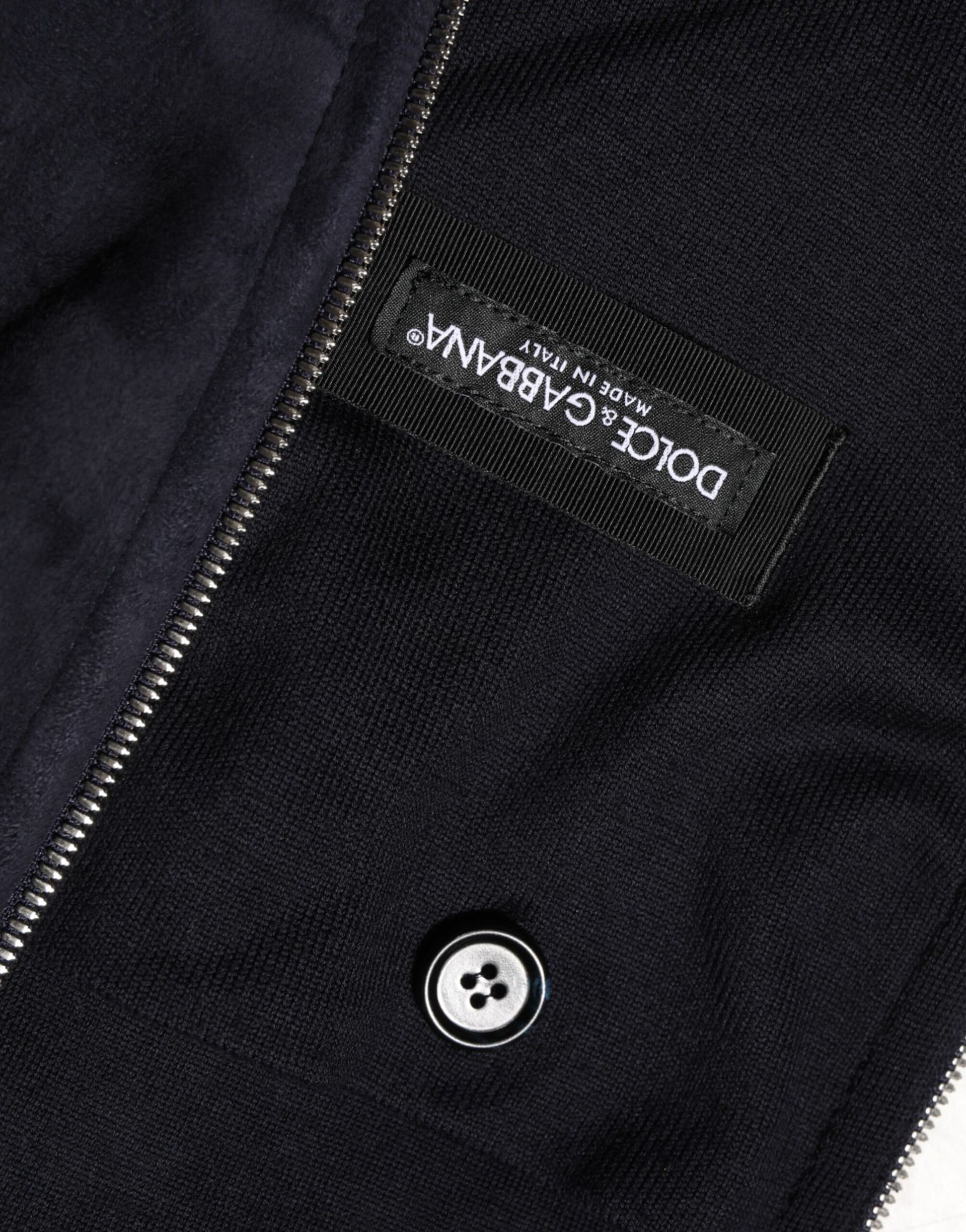 Dolce & Gabbana Black Leather Full Zip Hooded Blouson Jacket - Image 7