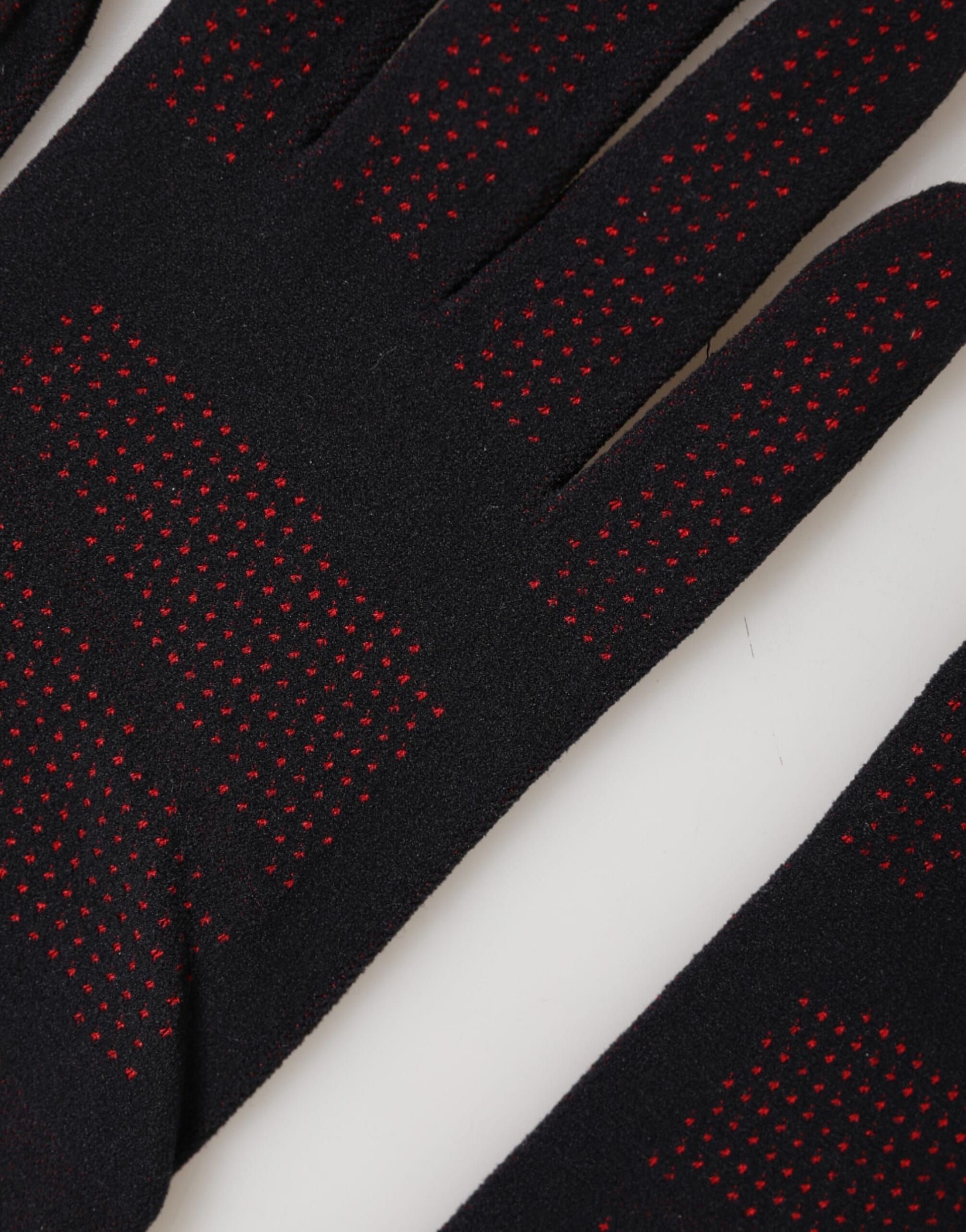 Dolce & Gabbana Black DG Logo Cotton Hands Mitten Men Gloves - Image 3