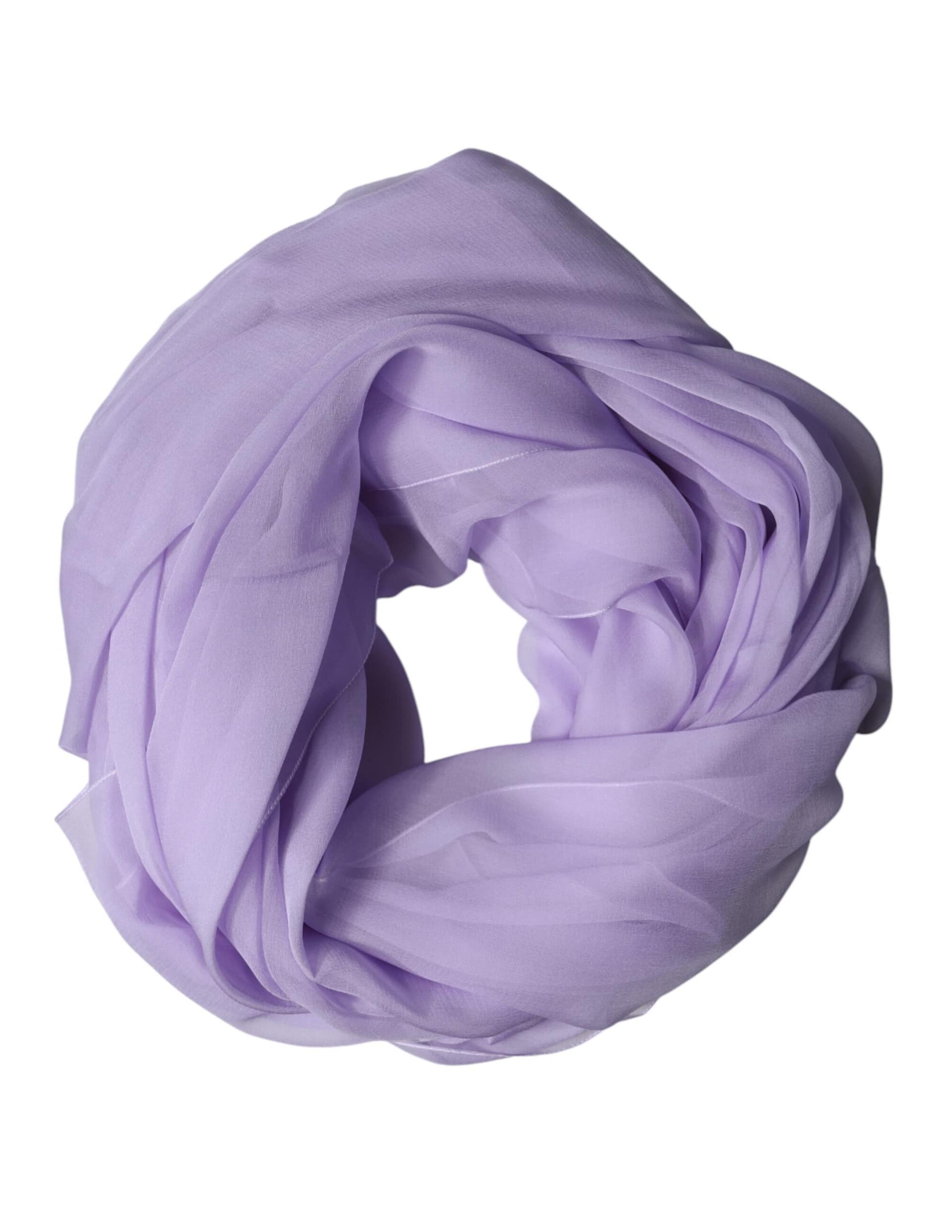 Dolce & Gabbana Purple Stole Silk Neck Wrap Shawl Men Scarf - Image 2