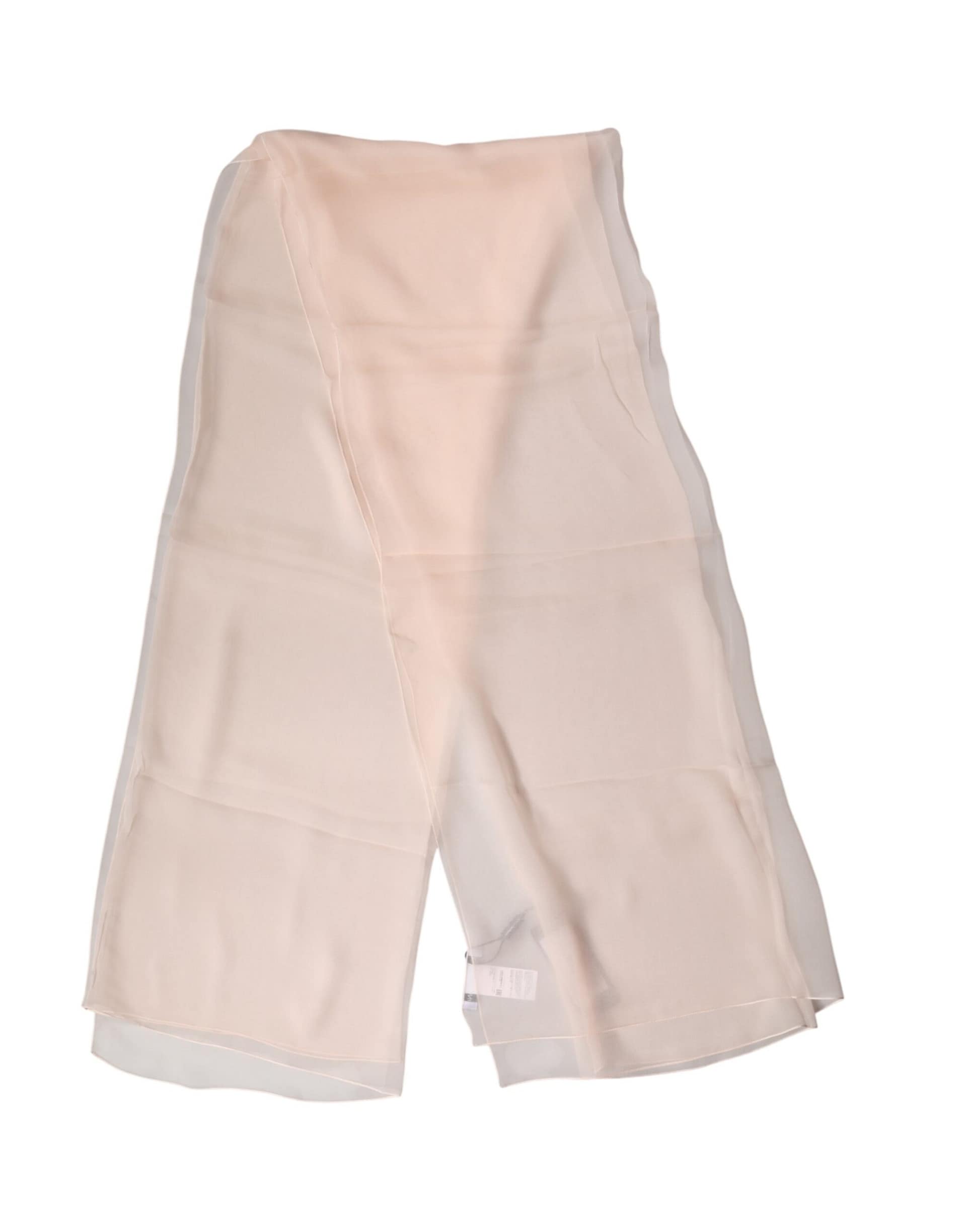 Dolce & Gabbana Light Pink Stole Silk Neck Wrap Shawl Scarf - Image 3