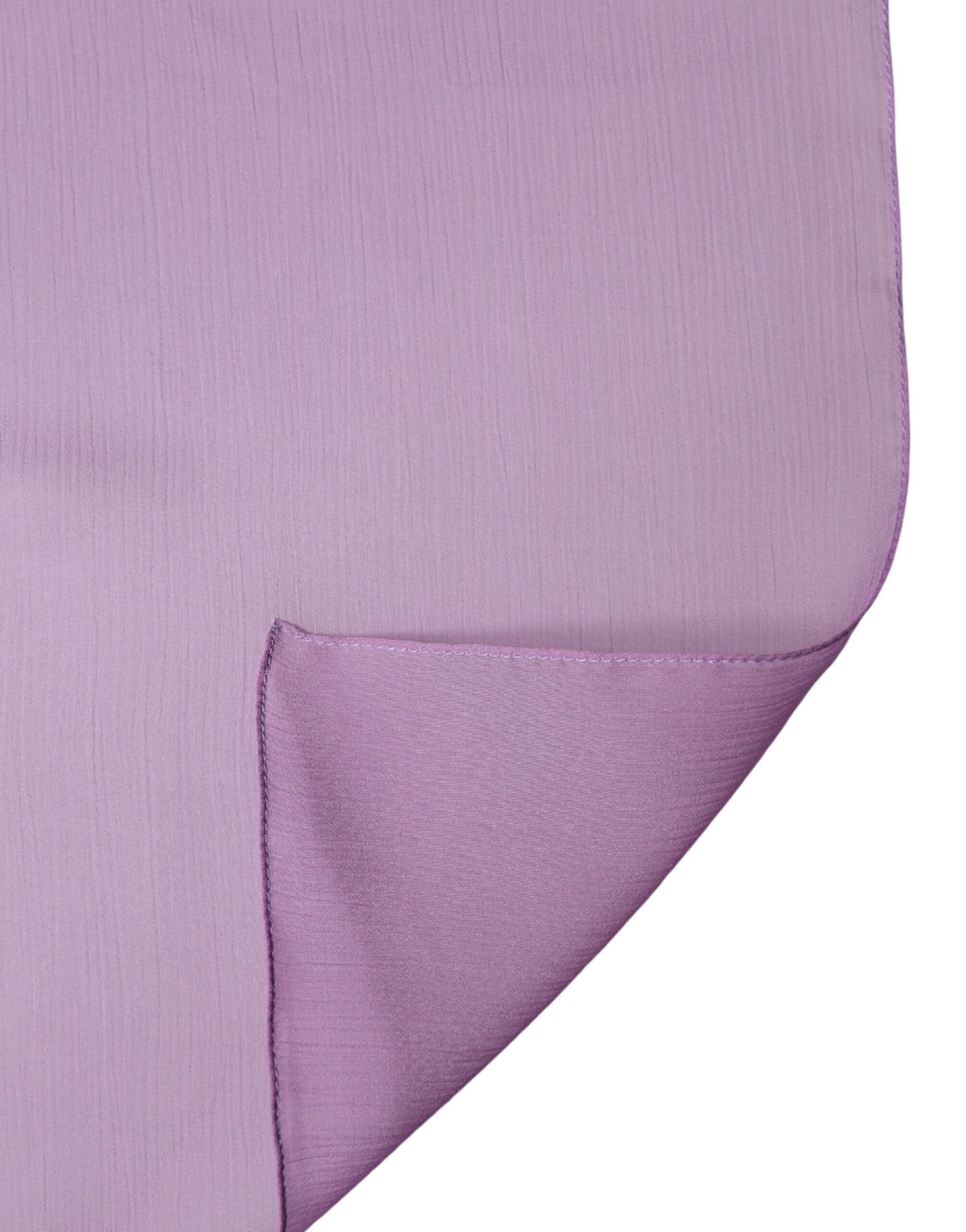 Dolce & Gabbana Purple Stole Silk Neck Wrap Shawl Men Scarf - Image 3