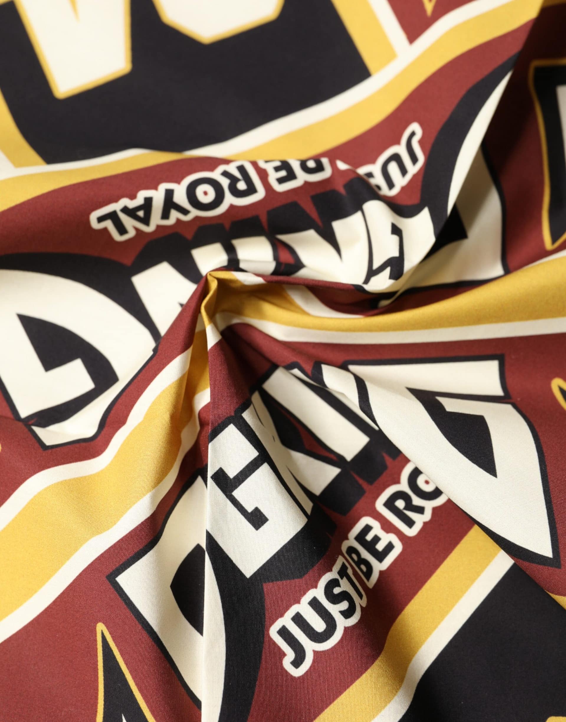 Dolce & Gabbana Multicolor DG King Square Foulard Men 50.5cm x 50cm Scarf - Image 3