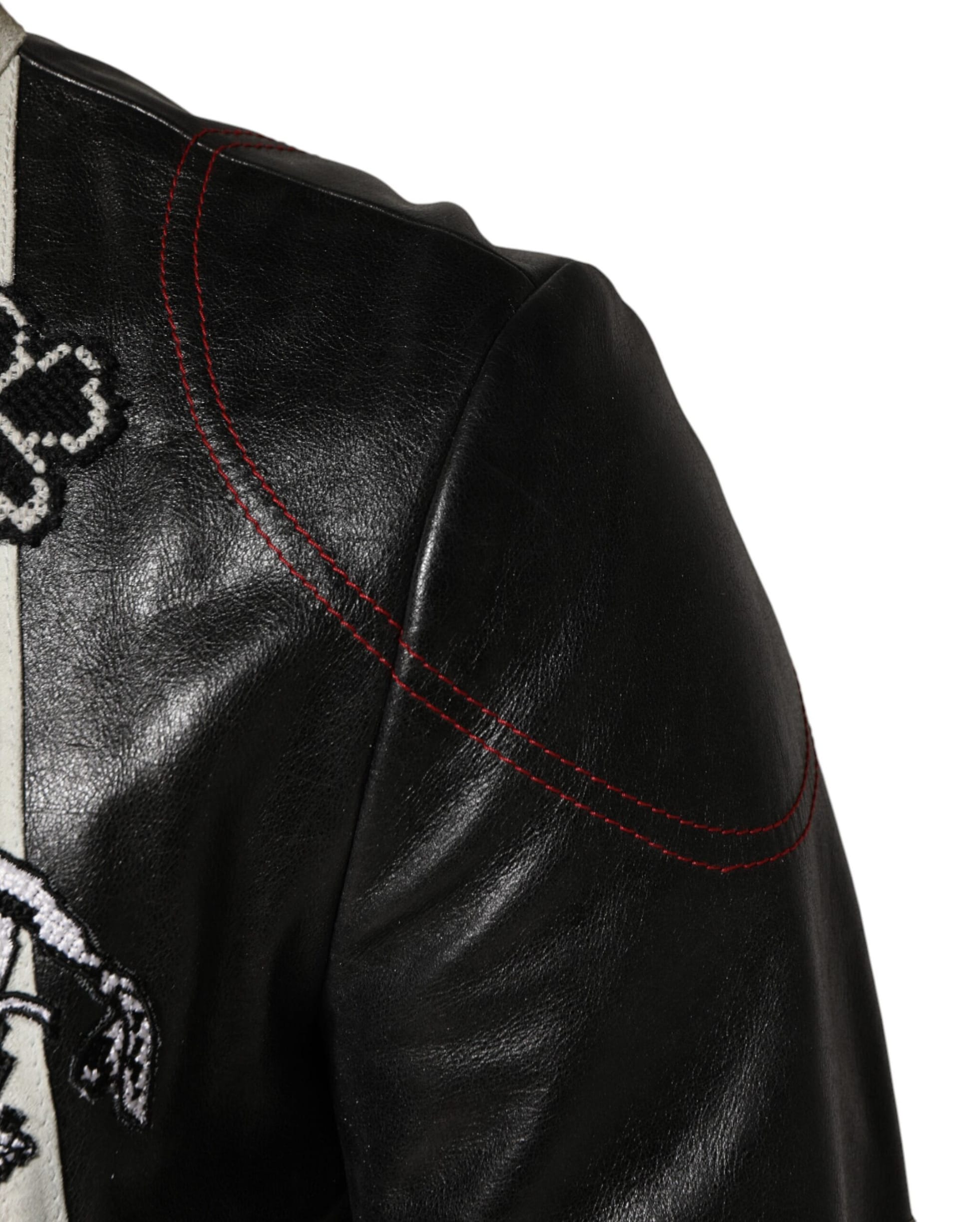 Dolce & Gabbana Multicolor Guns n' Roses Full Zip Men Biker Jacket - Image 5