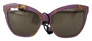 Dolce & Gabbana Purple Acetate Sunglasses