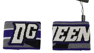 Dolce & Gabbana Purple Logo Two Piece Set Wristband