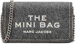 Marc Jacobs The Denim Chain Mini Bag - Black Wash