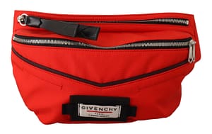 Givenchy Red Polyamide Downtown Large Bum Belt Bag