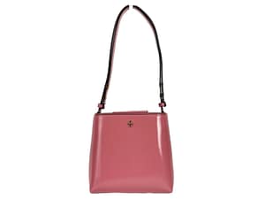 Tory Burch Patent Emerson Small Bucket Bag Purse