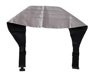 Dolce & Gabbana Gray Men Waist Belt 100% Silk Cummerbund