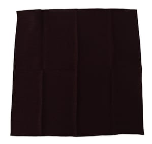 Dolce & Gabbana Brown Silk Blend Square Wrap Handkerchief Scarf