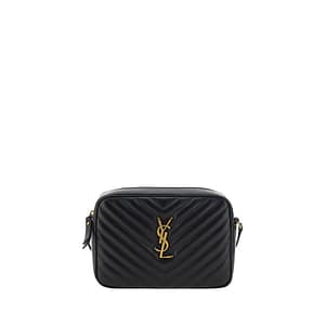 Saint Laurent Black Calf Leather Bos Taurus Shoulder Bag
