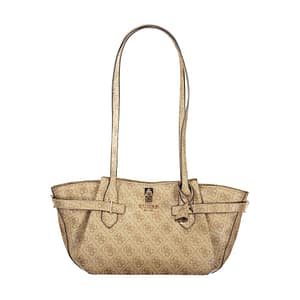 Guess Jeans Beige Polyurethane Women Handbag