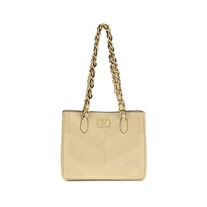 Valentino Garavani Gold Lamb Ovis Aries Aries Shoulder Bag