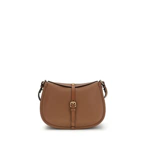 Etro Brown Calf Leather Bos Taurus Shoulder Bag