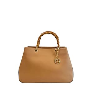 Twinset Brown PU Women Handbag