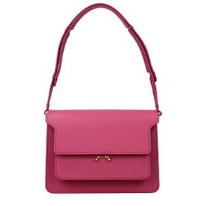 Marni Pink Leather Shoulder Bag