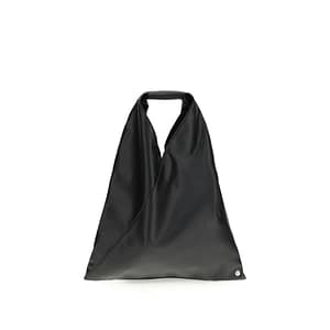 MM6 Black Polyethylene Handbag
