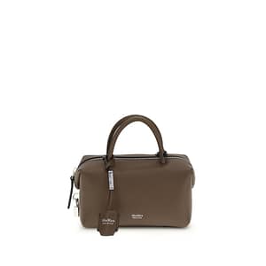 Max Mara Brown Calf Leather Bos Taurus Handbag