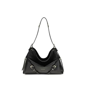 Givenchy Black Calf Leather Bos Taurus Shoulder Bag