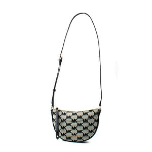 Michael Kors Black Canvas Crossbody Bag