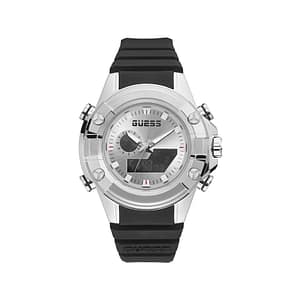 Guess Black Synthetic Sport Watch
