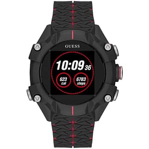Guess Black Resin Digital Watch