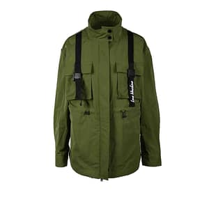 Love Moschino Green Polyester Parka