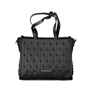 Mario Valentino Black Polyurethane Women Handbag