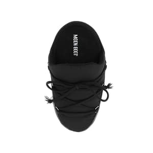 Moon Boot Black Nylon Mules