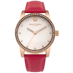 DAISY DIXON Multicolor Leather Dress Watch