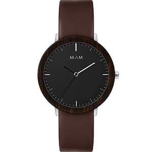 MAM Brown Leather Dress Watch