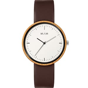 MAM Brown Leather Dress Watch