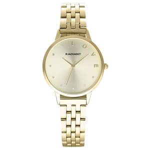 RADIANT Gold Stainless Steel Dress Watch