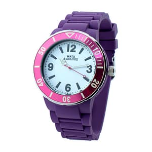 WATXANDCO Multicolor Rubber Sport Watch